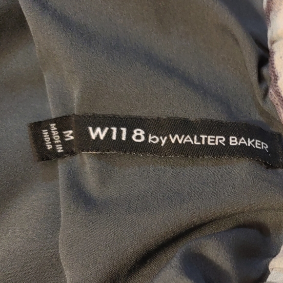 Walter Baker 🌫 B&W Printed Chiffon Halter Dress - Picture 8 of 8